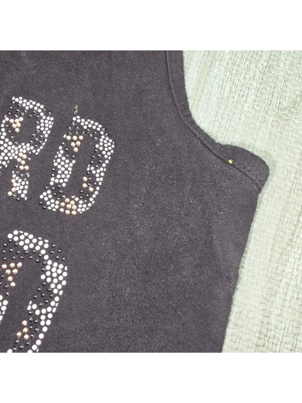 Girl's The Children's Place Leopard Squad Black Tank Top Racerback Shirt Medium